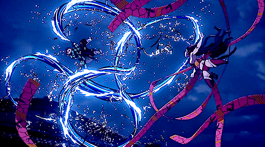 Water Breathing Fourth Form Striking Tide: Turbulent – @spacenerdtooru on Tumblr